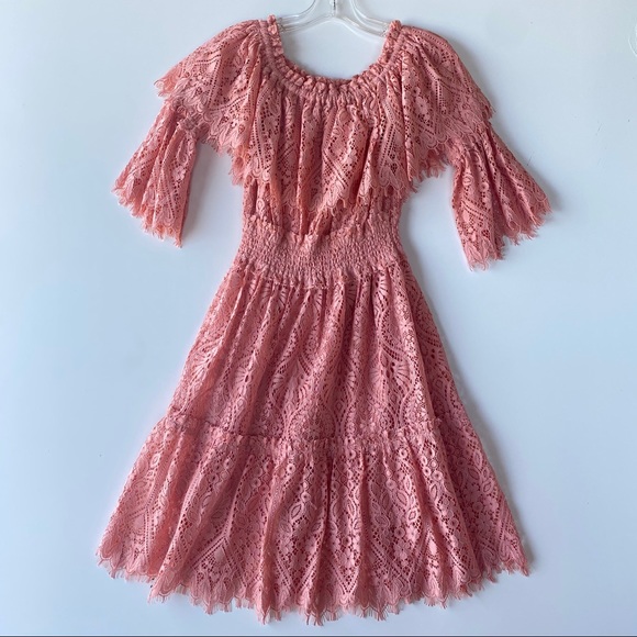 Perseverance London peach Doily Lace peaco… - Picture 2 of 8